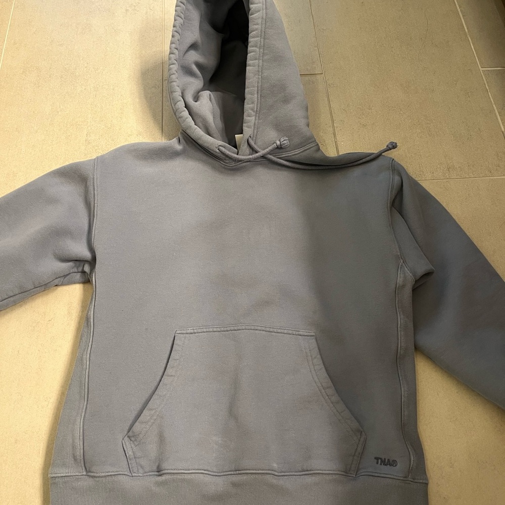 TNA cozy blue hoodie